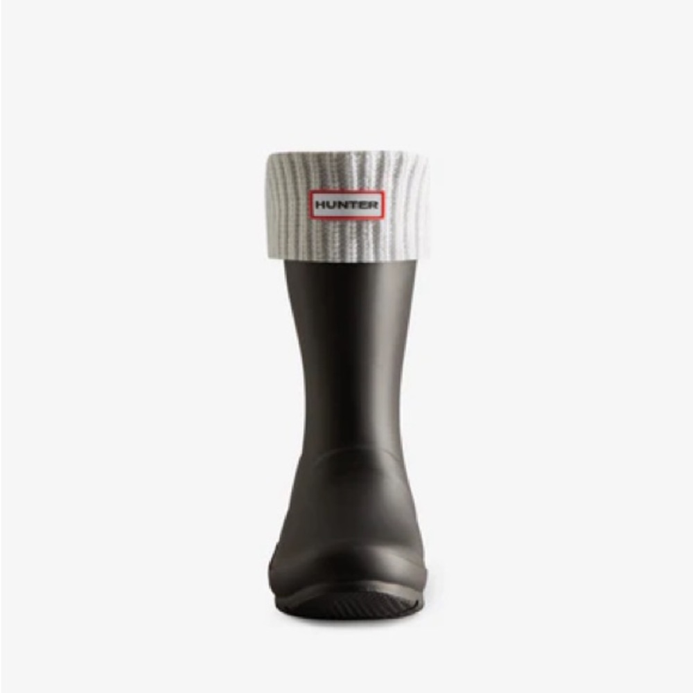 NWOT Hunter Cable Boot Socks for Original Short Boot, Greige, size L (US 8-10)